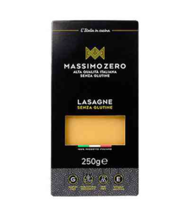 Lasagna Massimo Zero 250gr Sin Gluten