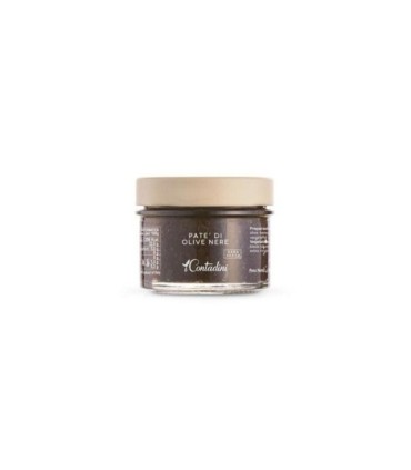 Pate aceitunas negras 100gr net I contadini