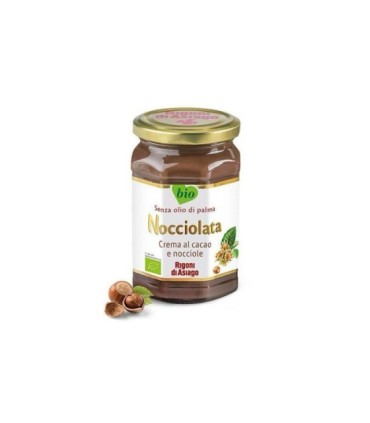 Crema Avellanas Nocciolata Bio sin leche 270gr Rigoni