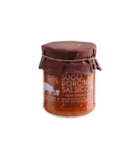 Ragu setas Porcini e Salsiccia 190gr Alpemagna
